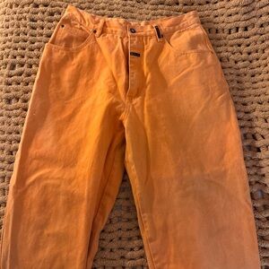 Wicked Orange Chino Pants with Relaxed Fit
